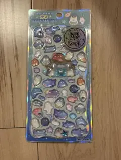 ［正規品］光るジュエルプチドロップシール　ふわふわ海の仲間たち