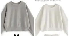 グレイル　裏起毛　スウェット　トップス　トレーナー　ホワイト　グレーのサムネイル