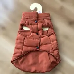 犬用 秋冬服 中綿ベスト ブラウン L