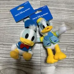 ディズニー　ドナルド　ぬいぐるみストラップ