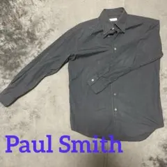 Paul Smith ポールスミス　長袖シャツ M グレー系 ストライプ
