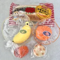 スクイーズ マスコット 食品サンプル 5点セット
