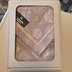 【新品未使用】LANVIN COLLECTION ハンカチ 花柄