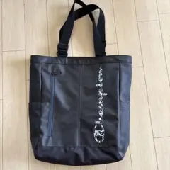 Champion ブラック トートバッグ