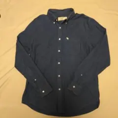 Abercrombie & Fitch ネイビー長袖シャツ L