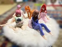 五等分の花嫁∬ 中野5姉妹 フィギュア パジャマ 大型クッションベース付き