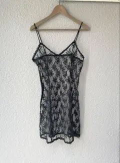 ♡蝶々柄レースキャミワンピース♡itimi shury vintageバレエコア