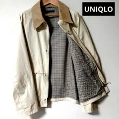 ユニクロ　UNIQLO　ユーティリティーショートブルゾン　ナチュラル　L