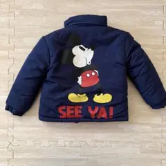 x-girl ディズニー　ミッキーマウス　ダウンコート 80cm