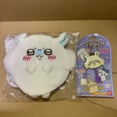 【ちいかわくじ】D賞　まんまるポーチ（モモンガ）　ロリポップチョコチャーム