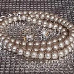 遺品生前整理K18パールピアスやパールネックレスのセット