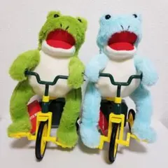 未開封新品 タイトー限定 チャリカエル ~ギミックぬいぐるみ~ 全2種