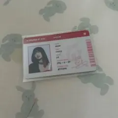 twice formula of love モモ　ID トレカ 13