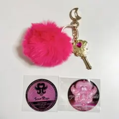 浜崎あゆみ セーラームーン チャーム ファー キーホルダー ステッカー TAのサムネイル