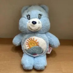 ケアベア 水色 ぬいぐるみキーホルダー