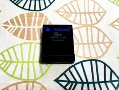 PS2　プレイステーション2用　ソニー純正　メモリーカード　ブラック