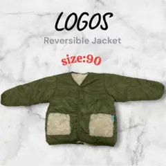 LOGOS ロゴス　リバーシブル　ボアフリース　キルティング　アウタージャケット
