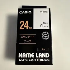 CASIO NAME LAND テープカートリッジ XR-24WE 24mmのサムネイル