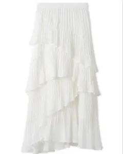 新品タグ付 Sustainableプリーツティアードスカートsnidel