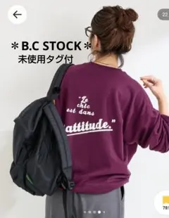 B.C STOCK ＊バックプリントPO＊未使用タグ付