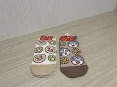 レディースソックス 2足セット　アンパンマン　コキンちゃん