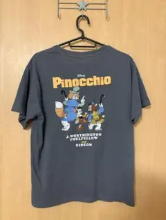 ディズニー ピノキオ ギデオン ファウルフェロー 刺繍 半袖 tシャツ Mサイズのサムネイル