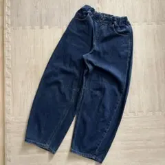 GU GIRLSバレルレッグジーンズ