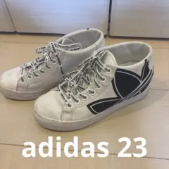 adidas アディダス コートバンテージヒールトレフォイルスニーカー 23のサムネイル