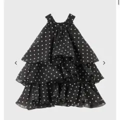 シェリエ sheller airy dot flare tops ブラック - メルカリ