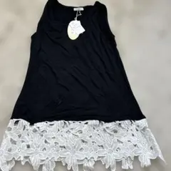 weaver ノースリーブ チュニック ブラック M