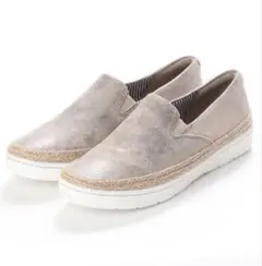 【新品】クラークス Clarks スリッポンスニーカー メタリックカラー
