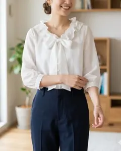YUKI TORII　リボンブラウス！のサムネイル