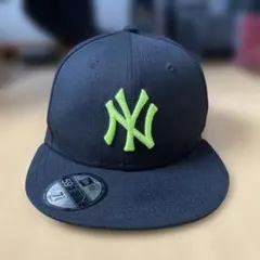 【早い者勝ち】New Era ブラック グリーン NYキャップ 59FIFTY