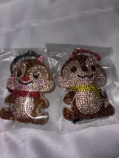 ディズニー チップとデール キーホルダー 2個セット