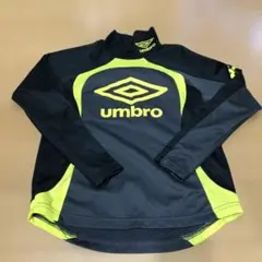 umbro 130 黒 蛍光黄 長袖シャツ