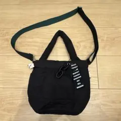 BAYFLOW ベイフロー チャーム付 キルト巾着　ショルダーバック