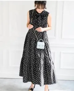 期間限定お値下げ中　マーロンエノンフィ　ティアードベストワンピース マーロンエノンフィ ティアードベストワンピース セール