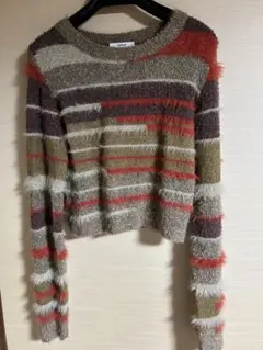 MURUA マルチカラー 長袖ニット