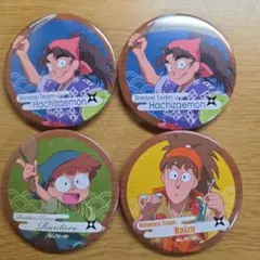 忍たま乱太郎 コラボカフェ 缶バッジ4個セット