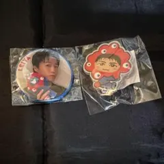 瀬口黎弥　缶バッジ　フラッグアクセサリー　2点　EXPO　万博　ファンタ