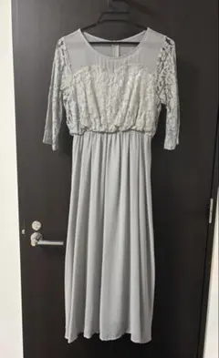 LACE LADIES レース ドレス グレー