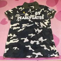 パーリーゲイツ　カモフラ　迷彩ポロシャツ