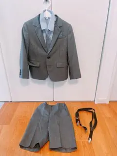 ELLE en noirフォーマルスーツ キッズ120 グレー　入学式