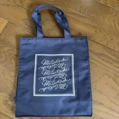 【新品未使用】三越 Mitsukoshi オリジナル　　　　エコバッグ ネイビーのサムネイル