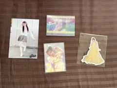 Ｐ*読様 CUTIE STREET 古澤里紗 生写真 ステッカー トレカ クリア