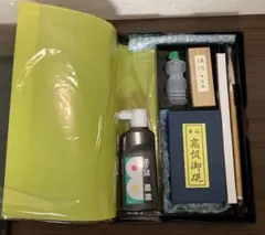 【新品、未使用】大人のための書道セット（筆・硯・墨ほか）