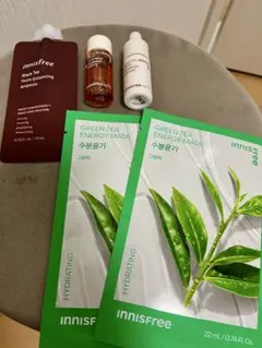 innisfreeボタニカルマスクシート ブラックティーユースセラム エッセンス
