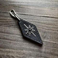 レザースタッズキーホルダー