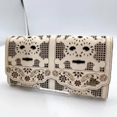 【希少】ヴィヴィアンウエストウッド 長財布　スカルデザイン 白　廃盤