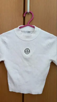 GYDA リブ 半袖 Tシャツ ホワイトのサムネイル